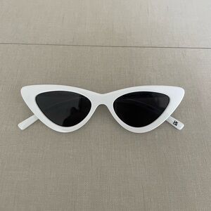 Le Specs The Last Lolita Sunglasses White